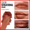 imageMaybelline Color Sensational Lipstick Lip Makeup Cream Finish Hydrating Lipstick Nude Lust Nude 1 Count166 COPPER CHARGE