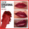 imageMaybelline Color Sensational Lipstick Lip Makeup Cream Finish Hydrating Lipstick Nude Lust Nude 1 Count322 WINE RUSH