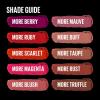 imageMaybelline Color Sensational Ultimatte Matte Lipstick NonDrying Intense Color Pigment More Taupe Rose Nude 1 Count299 MORE SCARLET