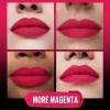 imageMaybelline Color Sensational Ultimatte Matte Lipstick NonDrying Intense Color Pigment More Taupe Rose Nude 1 Count399 MORE MAGENTA