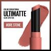 imageMaybelline Color Sensational Ultimatte Matte Lipstick NonDrying Intense Color Pigment More Taupe Rose Nude 1 Count488 MORE STONE