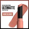 imageMaybelline Color Sensational Ultimatte Matte Lipstick NonDrying Intense Color Pigment More Taupe Rose Nude 1 Count588 MORE BLONDE