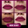 imageMaybelline Color Sensational Ultimatte Matte Lipstick NonDrying Intense Color Pigment More Taupe Rose Nude 1 Count99 MORE BERRY