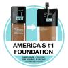 imageMaybelline Fit Me Matte  Poreless Liquid OilFree Foundation Makeup Cappuccino 1 Count Packaging May Vary110 PORCELAIN