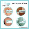 imageMaybelline Fit Me Matte  Poreless Liquid OilFree Foundation Makeup Cappuccino 1 Count Packaging May Vary110 PORCELAIN