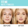 imageMaybelline Fit Me Matte  Poreless Liquid OilFree Foundation Makeup Cappuccino 1 Count Packaging May Vary110 PORCELAIN