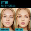 imageMaybelline Fit Me Matte  Poreless Liquid OilFree Foundation Makeup Cappuccino 1 Count Packaging May Vary110 PORCELAIN
