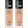 imageMaybelline Fit Me Matte  Poreless Liquid OilFree Foundation Makeup Cappuccino 1 Count Packaging May Vary230 NATURAL BUFF