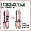imageMaybelline Lash Sensational Washable Mascara Lengthening and Volumizing for a Full Fan Effect Very Black 1 CountMIDNIGHT BLACK