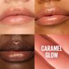imageMaybelline Lifter Glaze Oil Balm with Hyaluronic Acid and Hydrating Oil Blend Lip Balm with 24HRs of Smooth Moisturizing Shine Rose Bite Sheer Hot PinkCaramel Glow