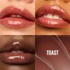 imageMaybelline New York Lifter Gloss Hydrating Lip Gloss with Hyaluronic Acid Taffy Sheer Berry 1 CountToast