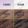 imageMaybelline Super Lock Brow Glue Eyebrow Gel Lightweight and Waterproof Tinted Brow Gel For Up To 24HR Hold Black 1 Count253 Taupe