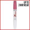 imageMaybelline Super Stay 24 2Step Liquid Lipstick Makeup Long Lasting Highly Pigmented Color with Moisturizing Balm Frozen Rose Mauve Pink 1 Count100 VERY CRANBERRY