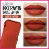 imageMaybelline Super Stay Ink Crayon Lipstick Makeup Precision Tip Matte Lip Crayon with Builtin Sharpener Longwear Up To 8Hrs Make Moves Red Nude 1 Count110 RISE TO THE TOP