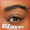 imageMaybelline Tattoo Studio Brow Styling Gel Waterproof Eyebrow Make Up Brow Tint for Up to 36HR Wear Black Brown 1 Count264 BLACK