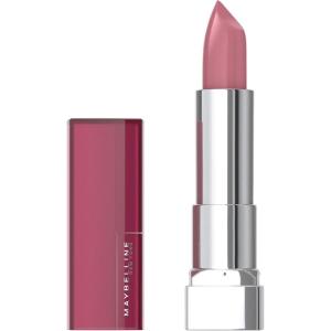 imageMaybelline Color Sensational Lipstick Lip Makeup Cream Finish Hydrating Lipstick Nude Lust Nude 1 Count450 ROMANTIC ROSE