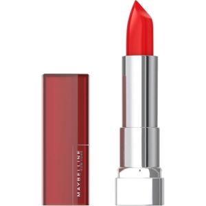 imageMaybelline Color Sensational Lipstick Lip Makeup Cream Finish Hydrating Lipstick Nude Lust Nude 1 Count895 ON FIRE RED
