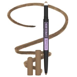 imageMaybelline Express Brow 2In1 Pencil and Powder Eyebrow Makeup Deep Brown 1 Count250 BLONDE