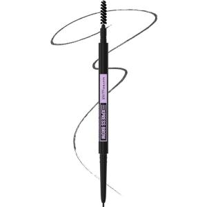 imageMaybelline Express Brow Ultra Slim Eyebrow Makeup Brow Pencil with Precision Tip and Spoolie for Defined Eyebrows Deep Brown 1 Count264 BLACK