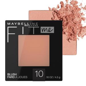 imageMaybelline Fit Me Blush Lightweight Smooth Blendable Longlasting AllDay Face Enhancing Makeup Color Peach 1 Count10 BUFF
