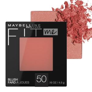 imageMaybelline Fit Me Blush Lightweight Smooth Blendable Longlasting AllDay Face Enhancing Makeup Color Peach 1 Count50 WINE