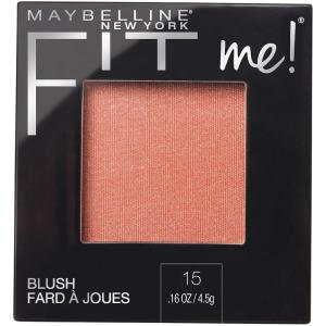 imageMaybelline Fit Me Blush Lightweight Smooth Blendable Longlasting AllDay Face Enhancing Makeup Color Peach 1 CountNude