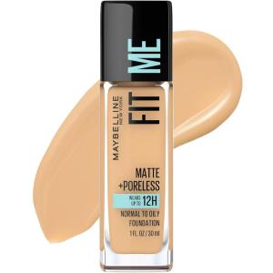 imageMaybelline Fit Me Matte  Poreless Liquid OilFree Foundation Makeup Cappuccino 1 Count Packaging May Vary228 SOFT TAN