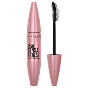 imageMaybelline Lash Sensational Washable Mascara Lengthening and Volumizing for a Full Fan Effect Very Black 1 CountVERY BLACK