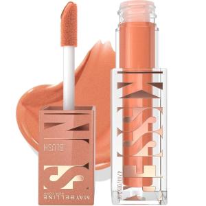imageMaybelline Sunkisser MultiUse Liquid Blush and Bronzer Blendable Longwear Glowy Make Up Blazing Blush 1 CountDownton Rush