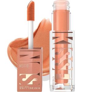 imageMaybelline Sunkisser MultiUse Liquid Blush and Bronzer Blendable Longwear Glowy Make Up Blazing Blush 1 CountSun Tempt