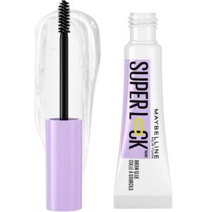 imageMaybelline Super Lock Brow Glue Eyebrow Gel Lightweight and Waterproof Tinted Brow Gel For Up To 24HR Hold Black 1 Count000 Clear