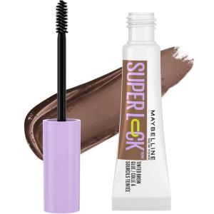 imageMaybelline Super Lock Brow Glue Eyebrow Gel Lightweight and Waterproof Tinted Brow Gel For Up To 24HR Hold Black 1 Count257 Medium Brown