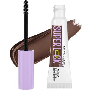 imageMaybelline Super Lock Brow Glue Eyebrow Gel Lightweight and Waterproof Tinted Brow Gel For Up To 24HR Hold Black 1 Count260 Deep Brown