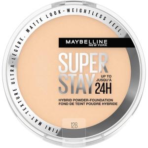 imageMaybelline Super Stay Up to 24HR Hybrid PowderFoundation MediumtoFull Coverage Makeup Matte Finish 340 1 CountSUPERSTAY POWDER 128