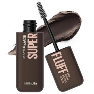 imageMaybelline Superfluff Volumizing Brow Mousse All Day Tinted Brow Gel For Soft Full Brows Medium Brown 1 CountBLACK BROWN