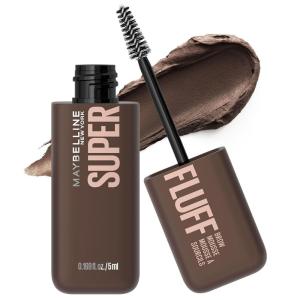 imageMaybelline Superfluff Volumizing Brow Mousse All Day Tinted Brow Gel For Soft Full Brows Medium Brown 1 CountDEEP BROWN