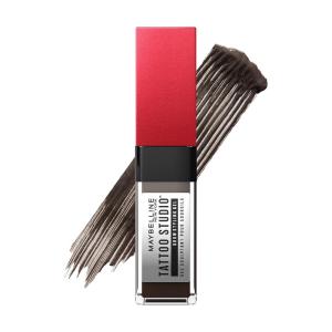 imageMaybelline Tattoo Studio Brow Styling Gel Waterproof Eyebrow Make Up Brow Tint for Up to 36HR Wear Black Brown 1 Count262 BLACK BROWN