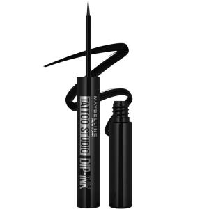 imageMaybelline Tattoo Studio DipInk Liquid Eyeliner Waterproof Eyeliner With Up to 24 Hour Wear Burgundy Boost 1 Count100 Black Track