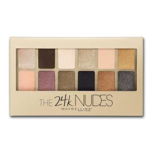 imageMaybelline The Nudes Eyeshadow Palette Makeup 12 Pigmented Matte ampamp Shimmer Shades Blendable Powder 1 Count24K NUDES