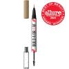 imageMaybelline BuildABrow 2in1 Brow Pen and Sealing Eyebrow Gel Eyebrow Makeup for RealLooking Fuller Brows Soft Brown 1 Count250 BLONDE