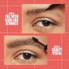 imageMaybelline BuildABrow 2in1 Brow Pen and Sealing Eyebrow Gel Eyebrow Makeup for RealLooking Fuller Brows Soft Brown 1 Count257 MEDIUM BROWN