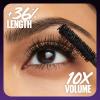 imageMaybelline The Falsies Surreal Extensions Washable Mascara Volumizing Lengthening Mascara Make Up Blackest Black 1 CountMETA BLACK