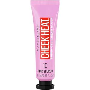 imageMaybelline Cheek Heat GelCream Blush Makeup lightweight Breathable Feel Sheer Flush Of Color NaturalLooking Dewy Finish OilFree Rose Flush 1 Count10 PINK SCORCH