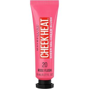 imageMaybelline Cheek Heat GelCream Blush Makeup lightweight Breathable Feel Sheer Flush Of Color NaturalLooking Dewy Finish OilFree Rose Flush 1 Count20 ROSE FLUSH