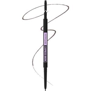 imageMaybelline Express Brow Ultra Slim Eyebrow Makeup Brow Pencil with Precision Tip and Spoolie for Defined Eyebrows Deep Brown 1 Count262 BLACK BROWN