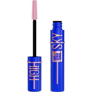 imageMaybelline Lash Sensational Sky High Washable Mascara Makeup Volumizing Lengthening Defining Curling Multiplying Buildable Formula Blackest Black 1 CountBLUE MIST