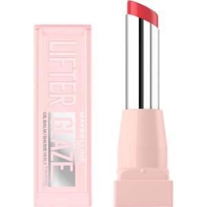 imageMaybelline Lifter Glaze Oil Balm with Hyaluronic Acid and Hydrating Oil Blend Lip Balm with 24HRs of Smooth Moisturizing Shine Rose Bite Sheer Hot PinkPeach Quench