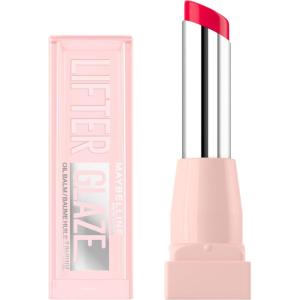 imageMaybelline Lifter Glaze Oil Balm with Hyaluronic Acid and Hydrating Oil Blend Lip Balm with 24HRs of Smooth Moisturizing Shine Rose Bite Sheer Hot PinkCherry Swirl