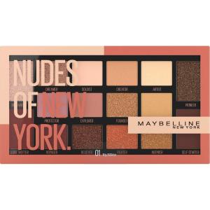 imageMaybelline New York Nudes 16 Pan Eyeshadow Palette Custom Designed Of Diverse Skin Tones 0634 Oz 0 01 THE NUDES OF NEW YORKK3758400063 Ounce Pack of 1