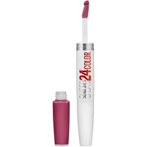 imageMaybelline Super Stay 24 2Step Liquid Lipstick Makeup Long Lasting Highly Pigmented Color with Moisturizing Balm Frozen Rose Mauve Pink 1 Count0 RELENTLESS RUBY